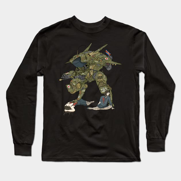 a north korean mecha. Long Sleeve T-Shirt by JJadx